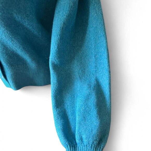 LOFT Mcbling Blue Cardigan with Rhinestone Buttons Size XS - Picture 5 of 8